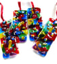 Patchwork Rainbow Fused Glass Lightcatcher - Image 3
