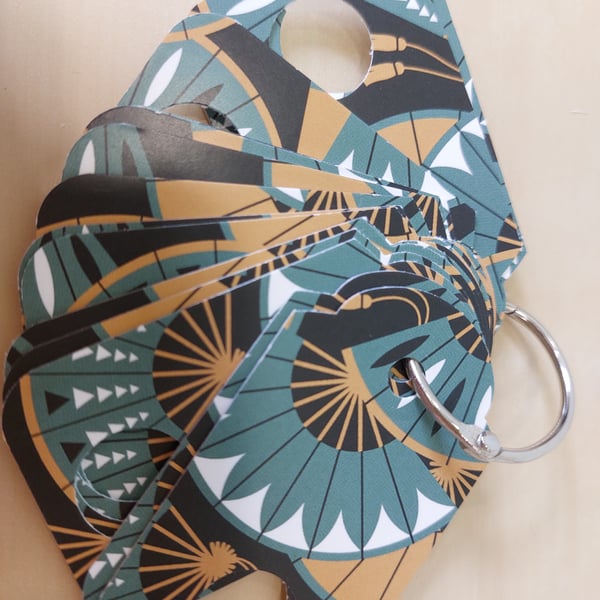 Embroidery Floss Drop Organiser Japanese Pattern