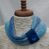 Cowl Scarf, Hand Knit Neck Warmer