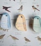 Ceramic blue Bird Brooch - Image 2