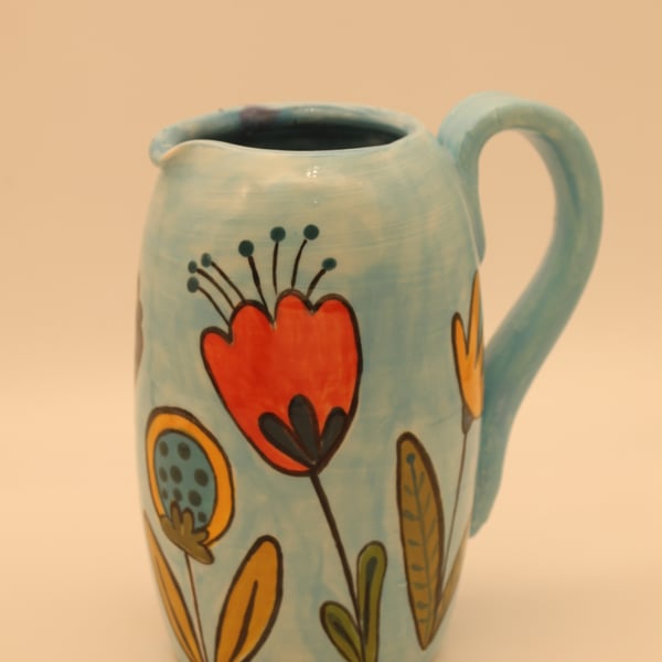 Retro Turquoise Jug
