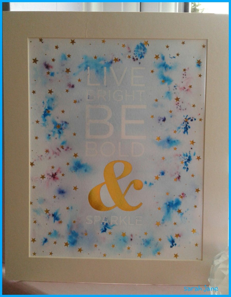 Be Bold ans Sparkle artwork
