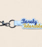 Barely Tolerable Keyring - Funny Faux Leather Bag Charm - Image 4