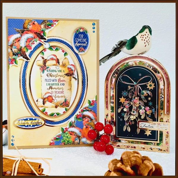 Christmas Cards, Set of 2 - For Someone Special... - Folksy
