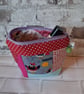 MULTI COLOURED PATCHWORK POUCH - Image 2