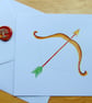Sagittarius Horoscope Greetings Card With Wax Seal - Image 1
