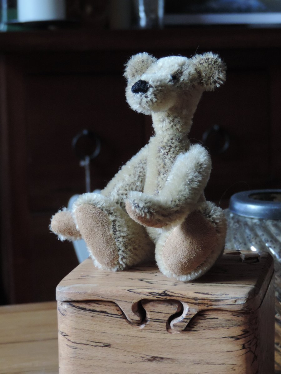 5.5 inch Handmade Collectors Mohair Teddy Bear