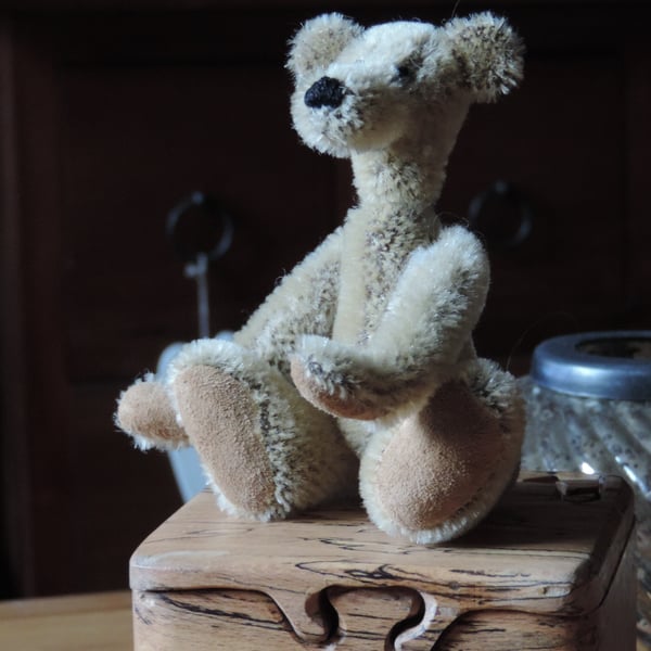 5.5 inch Handmade Collectors Mohair Teddy Bear