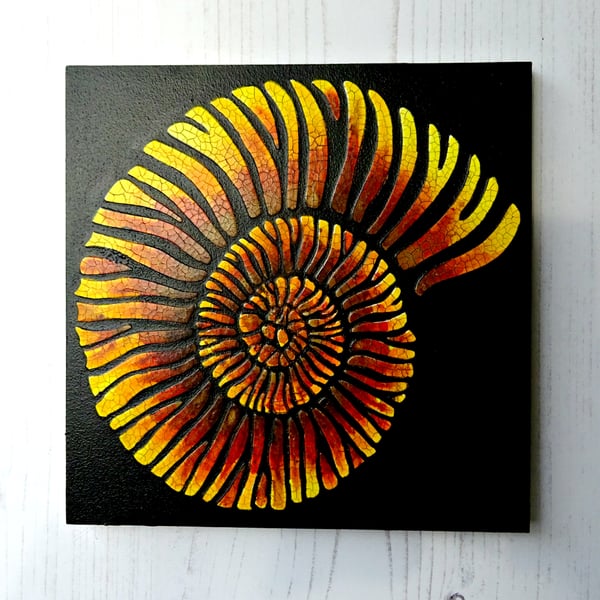 Small Original Shell Painting