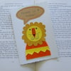 birthday card  handmade lion