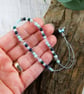 Mixed Gemstone Bracelet in Shades of Blue - Image 4
