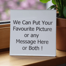 Custom Engraved Ceramic Tiles – Personalised with Your Photo or Message