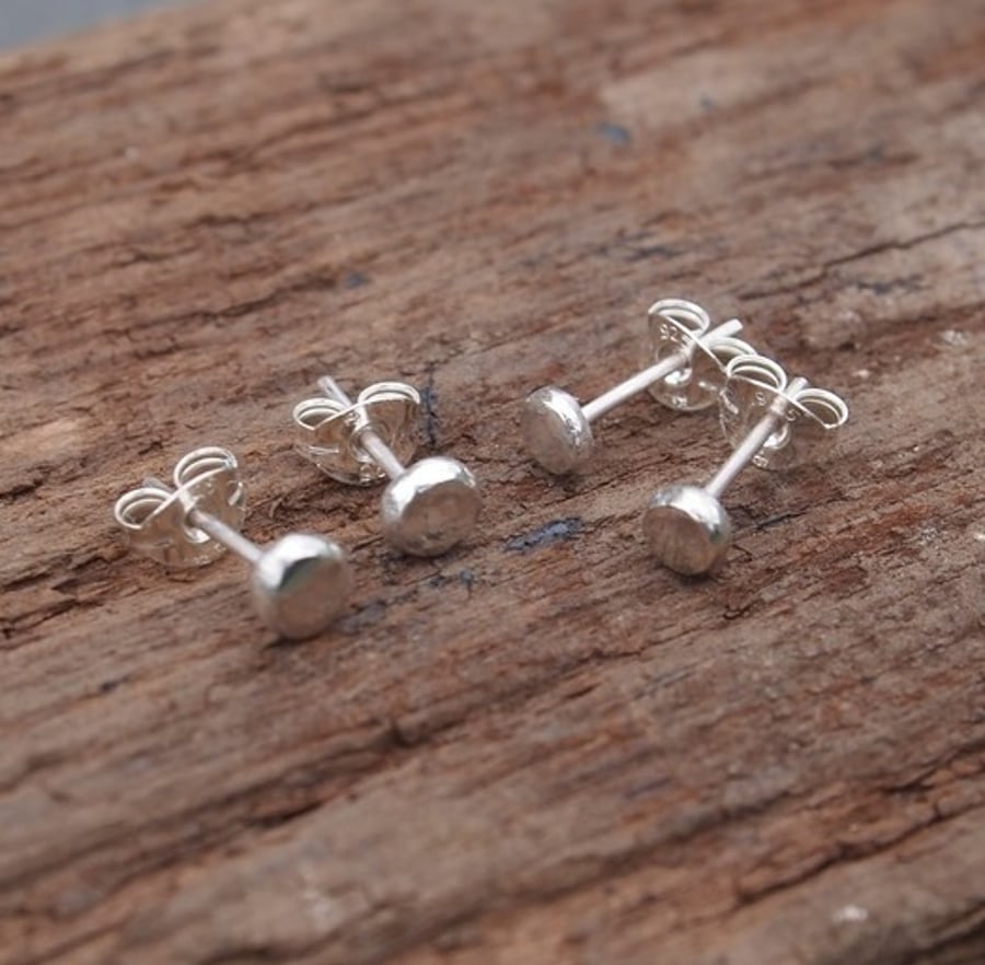 Silver Stud Earrings    