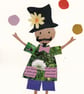 Street Juggler - quirky collage - nursery art - Image 3