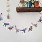 Dinosaurs wearing Jumpers Garland Bunting