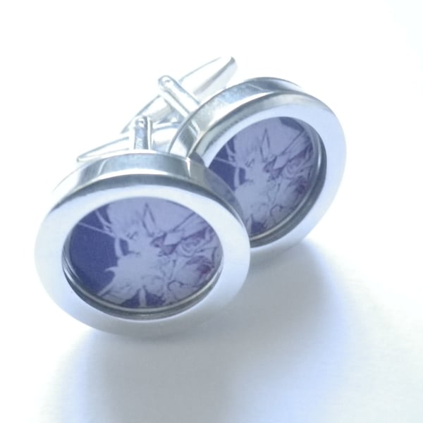 Fairy Queen archer cufflinks, free shipping, gift wrapped, lovely image, Ref 123