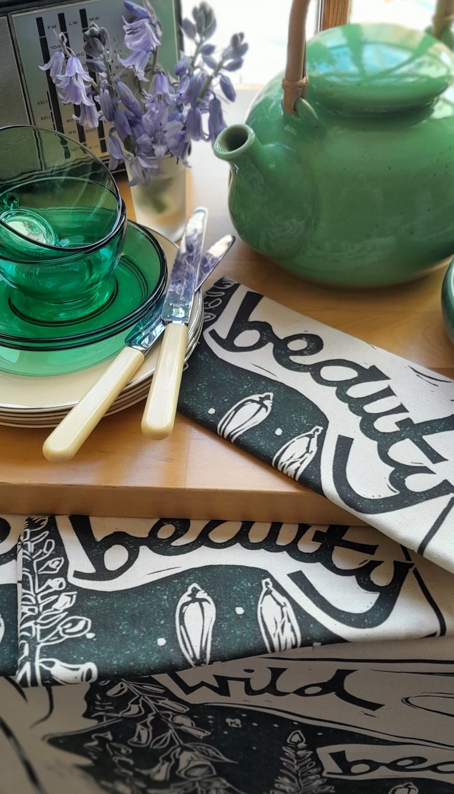 'Wild Beauty' Tea Towel