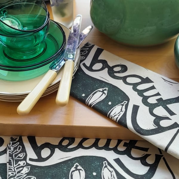 'Wild Beauty' Tea Towel