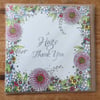 ‘A Huge Thank you’  Greeting card 