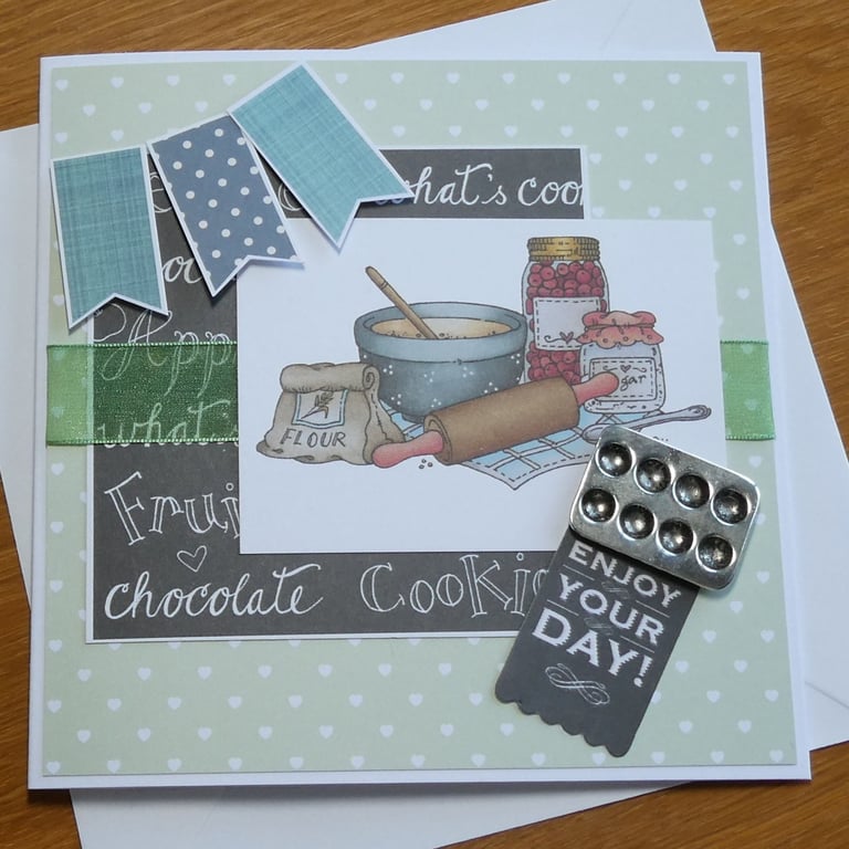 Baking Card - Birthday, Mother's Day, Retirement