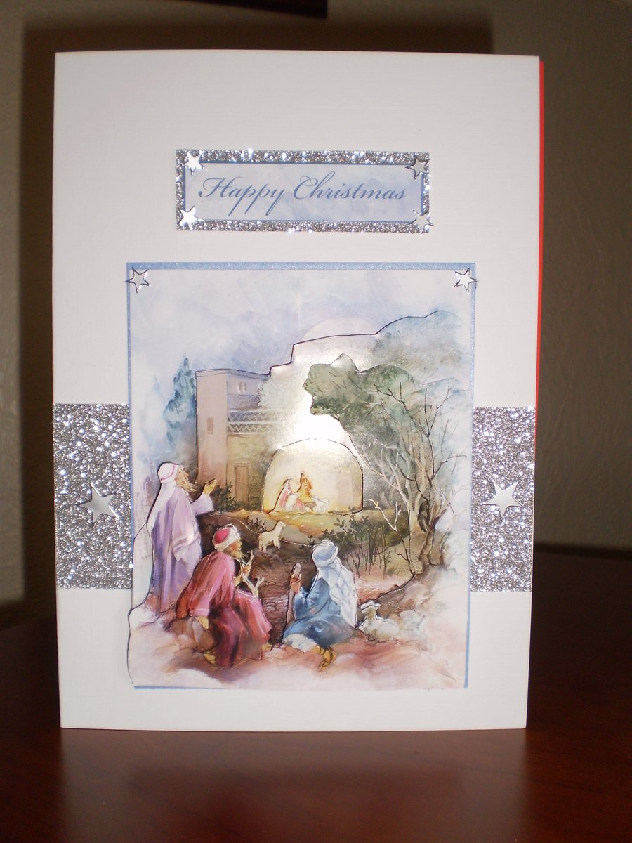 christmas religious card