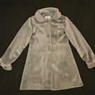 Girls’ Velvet Coat with Satin Lining