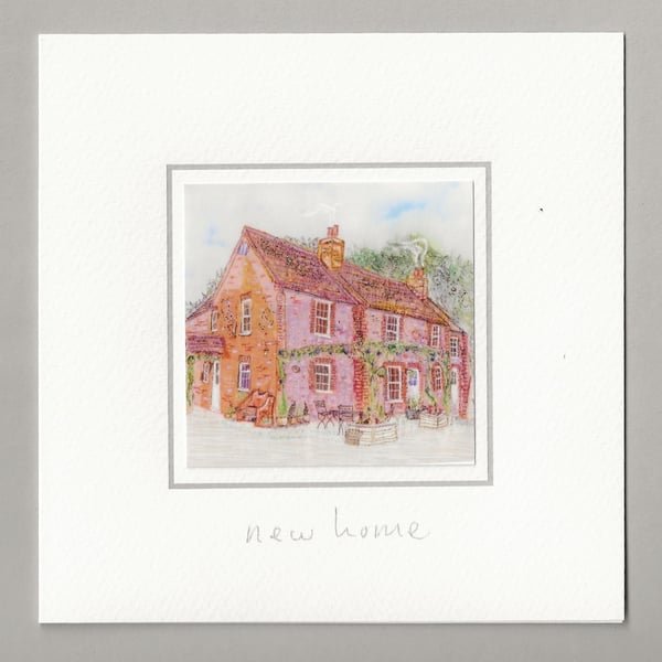 Rose Cottage new home card