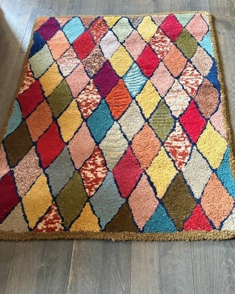 Handmade wool rug