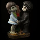 Unholy Upcycles 'I'm Possessed With You' Upcycled Figurine Hand Painted OOAK