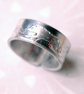 Wolf Ring, Adjustable wolf design ring, Running Wolves  - Image 4