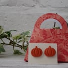 Autumn Collection: Pumpkins Polymer Clay Earrings (Allergy Free)
