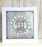 Birthday card - large handmade traditional floral design - Image 1