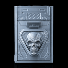 Gothic Sci-Fi Skull Deck Box: 3D Printed TCG Storage