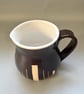 Handmade Ceramic Jug: Dark Chocolate Art Decor Design - Image 3