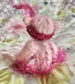 Daphne, miniature pink mohair bear, hand sewn collectible bear  1920s - Image 5