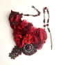 Red Victorian bib necklace  - Image 6