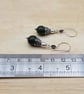 Green Jade cone earrings. 2nd anniversary gemstone - Image 4