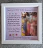 Personalised Auntie, Mum, Friend, Nan box frame