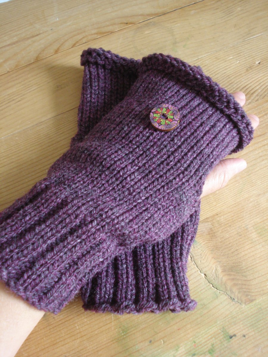 Wrist Warmers, Fingerless Mittens