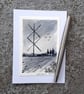 Protection. Wicca Symbol Sigil Rune Handpainted Card - Image 4