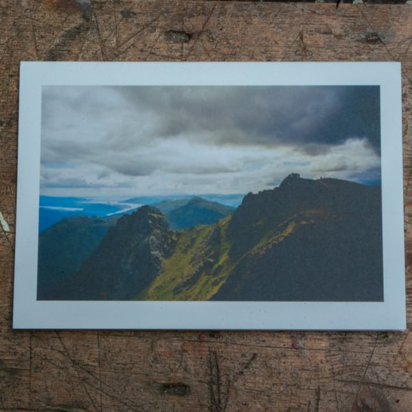 The Cobbler, Scottish Highlands, A6 Greetings Card Mountain Landscape Photo