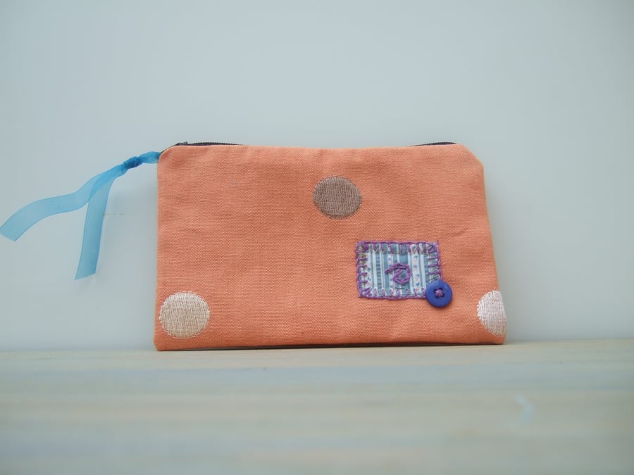 Zipped Fabric Pouch