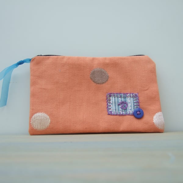 Zipped Fabric Pouch