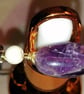 Amethyst and Howlite Crystal Wired Bangle - Image 4