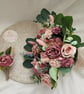Perfectly Pink Brides Bouquet and Buttonhole  - Image 2