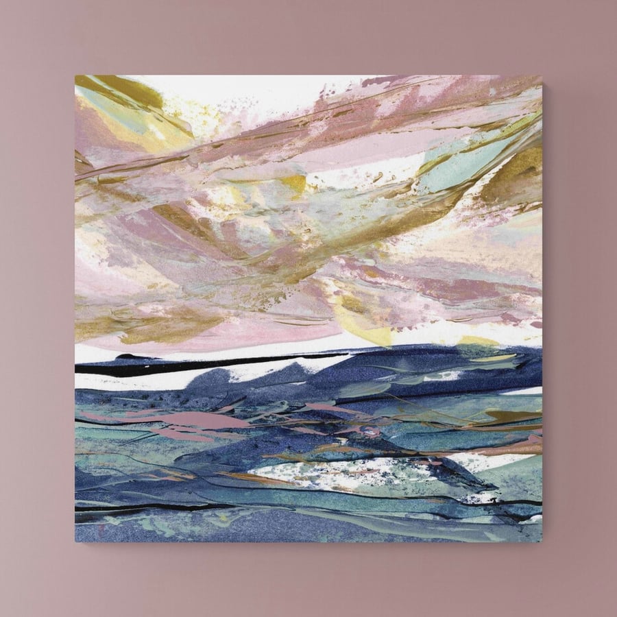 ‘As Summer Fades Away’ 12 x 12” Seascape Print