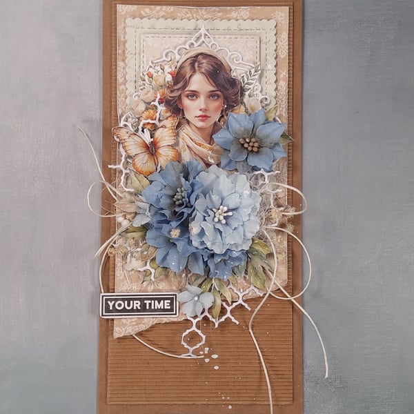 3D beautiful card for her.