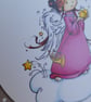 Happy Christmas Card - Angel - Image 8