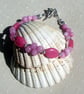 Pink Morganite Gemstone Beaded Bracelet "Sweet Sundae" - Image 1