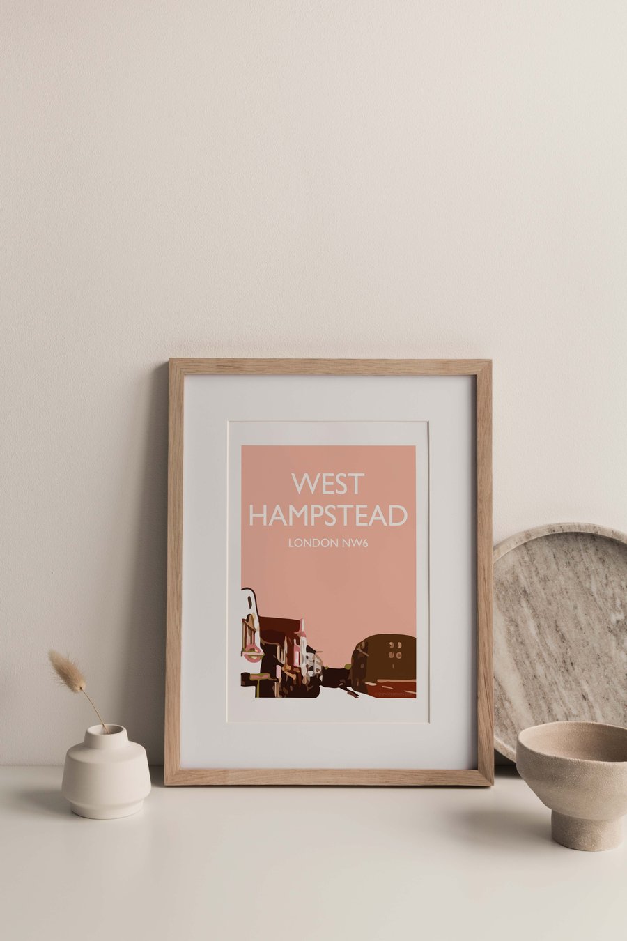 West Hampstead London Giclee Travel Print